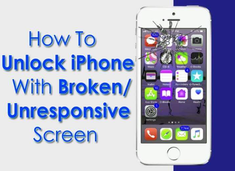 how to unlock iphone with broken screen reddit