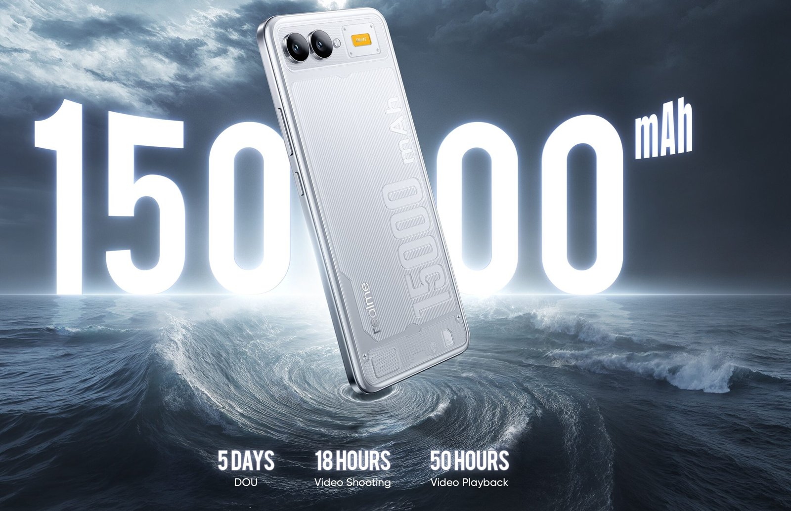 Realme’s 828 Festival Debuts 15,000 mAh Battery Phone