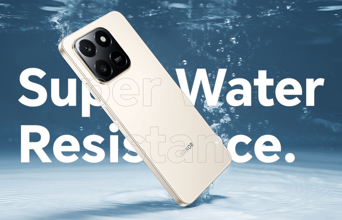 Honor X7d Water Resistance Side Image.