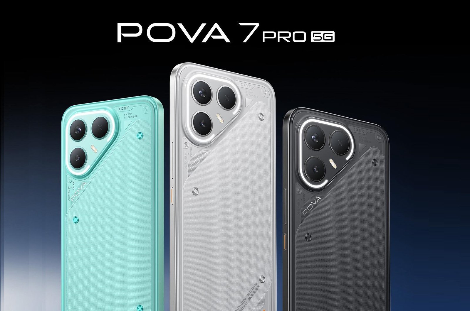 Tecno Pova 7 Pro Official Color Image.