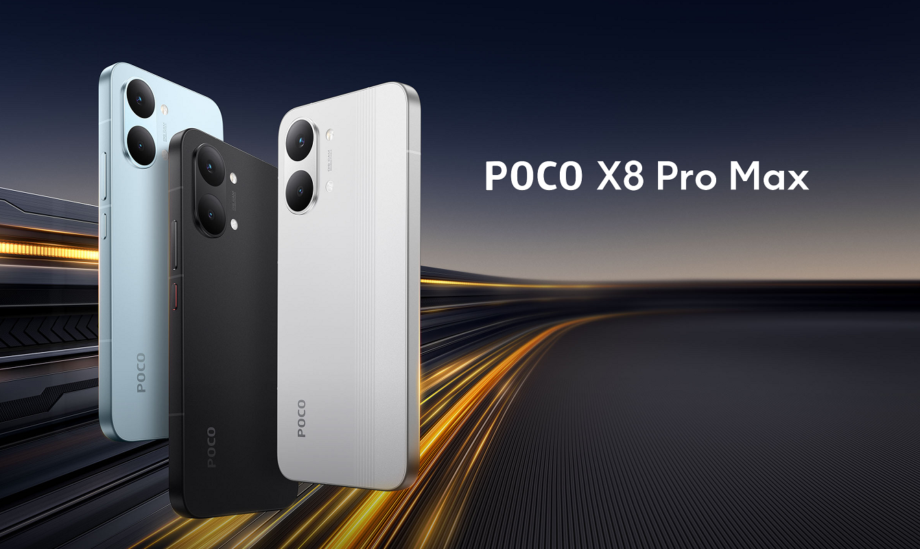 Xiaomi Poco X8 Pro Max Official Image.