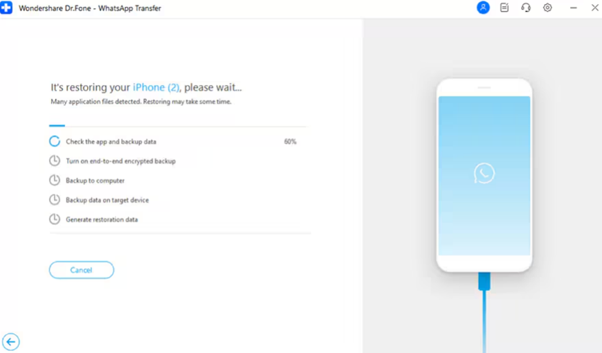 Complete the WhatsApp Data Migration