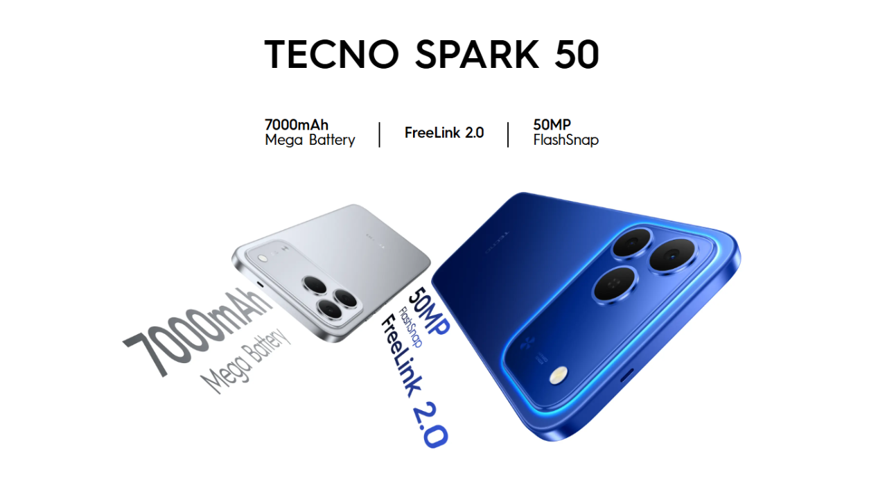 TECNO SPARK 50 has Launched in Bangladesh on 10 April 2026 with 7000mAh Battery and 50MP Main Camera