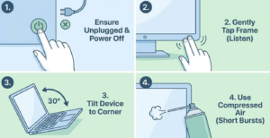 Bug in Monitor: Causes, Signs, and Safe Ways to Remove It