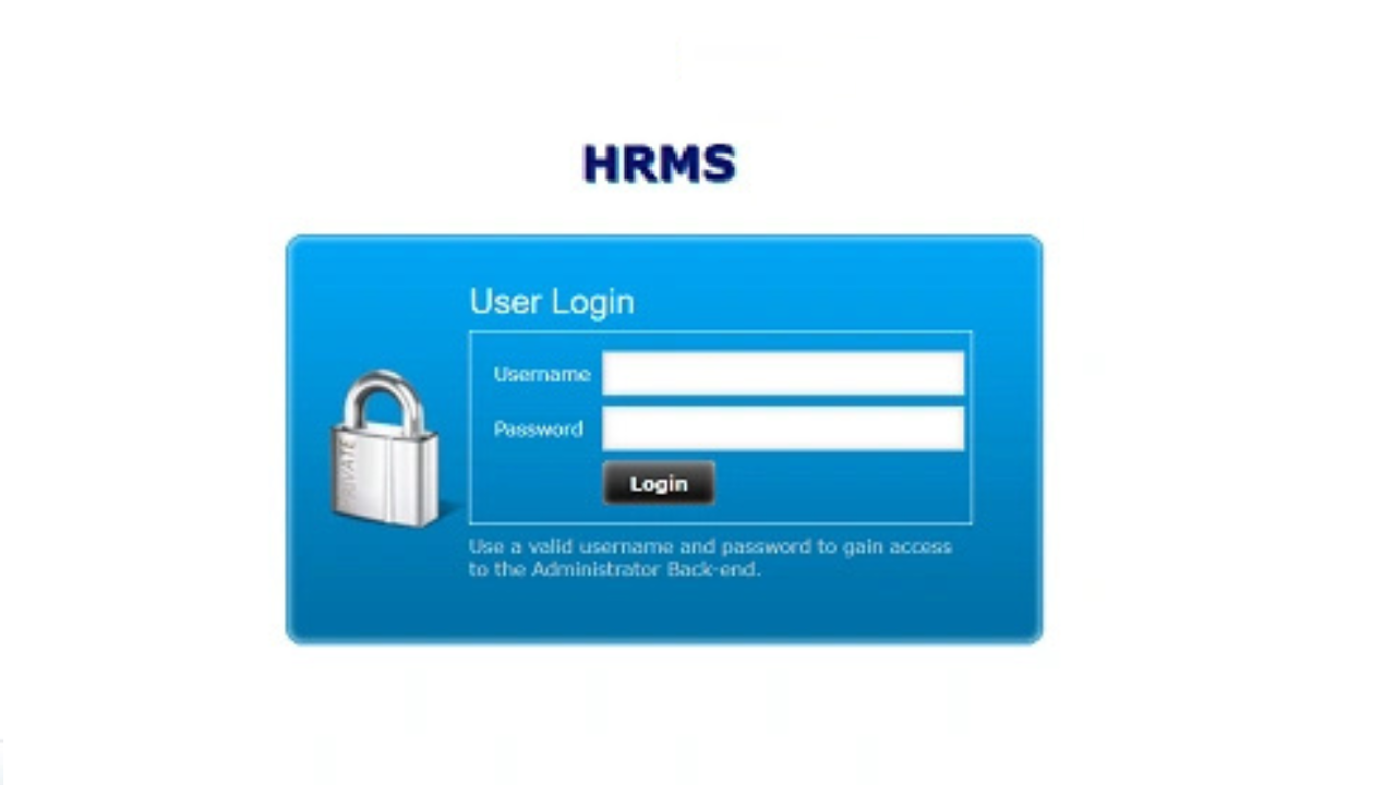 log on to the MSSC HRMS Portal Image