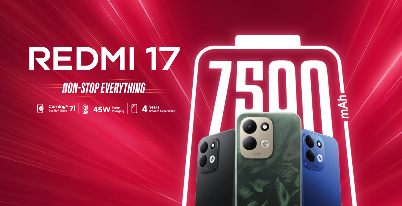 Xiaomi Redmi 17 Phone Released in Bangladesh on 6 August 2026 with Helio G91 Ultra Chipset and 7500mAh Battery