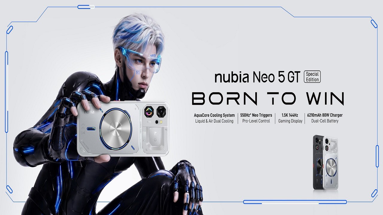 ZTE nubia Neo 5 GT Special Edition Launched in Bangladesh on 13 September With Gaming Features At Tk 59,999